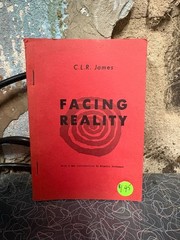 Facing Reality by C.L.R. James 1970 Garvey Institute Edition Paperback Marxism