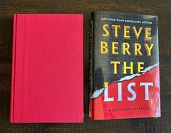 The List by Steve Berry Hardcover Thriller Novel First Edition Very Good