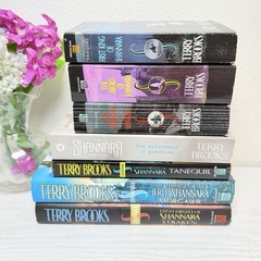 Terry Brooks Shannara Book LOT 7 Paperback hardcover books Elfstones Tanequil