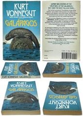 Kurt Vonnegut Lot of 4 mm pb SLAUGHTERHOUSE 5, GALAPAGOS, JAILBIRD, HOCUS POCUS