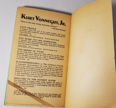 Kurt Vonnegut Slaughterhouse Five 1971 & Player Piano 1974 First Dell Paperbacks