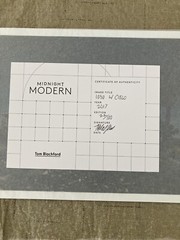 Midnight Modern By Tom Blachford w/ Edris House print . 1st Ed / 2017 ( Signed )