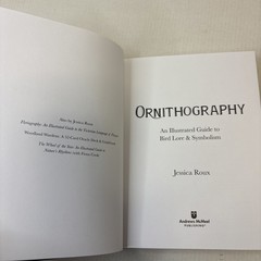 Ornithography: An Illustrated Guide to Bird Lore & Symbolism HC Excellent