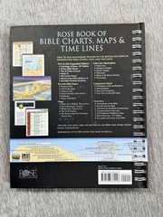 Rose Book Of Bible Charts Maps & Time Lines Rose Publishing Black HC Spiral