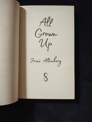 All Grown Up Hardcover Book Jami Attenberg Fiction Humor Single New York City NY