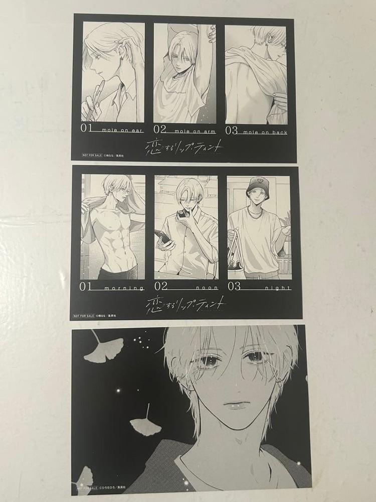 Koisuru Lip Tint Limited Edition Bonus Postcard Non-Sale Collectible