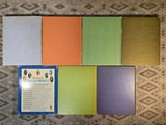Lot of 7 Vintage 1960’s Step Up Children Educational Hardcover Books, Explorers
