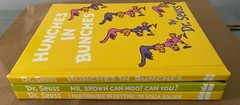 3 Dr. Seuss 2008 UK mini books Rare 4 1/2 x 6 1/4 ” Free Shipping