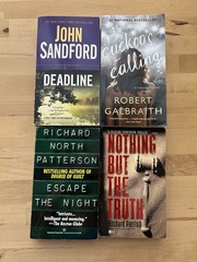 Lot of 4 Crime Thriller Suspense Paperback Books Various Authors & Titles