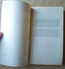 Edgar Cayce on Diet and Health, Recipes, menus, health hints, improve wellbeing
