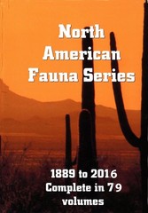 North American Fauna series complete run 1889 to 2016 79 books on DVD o