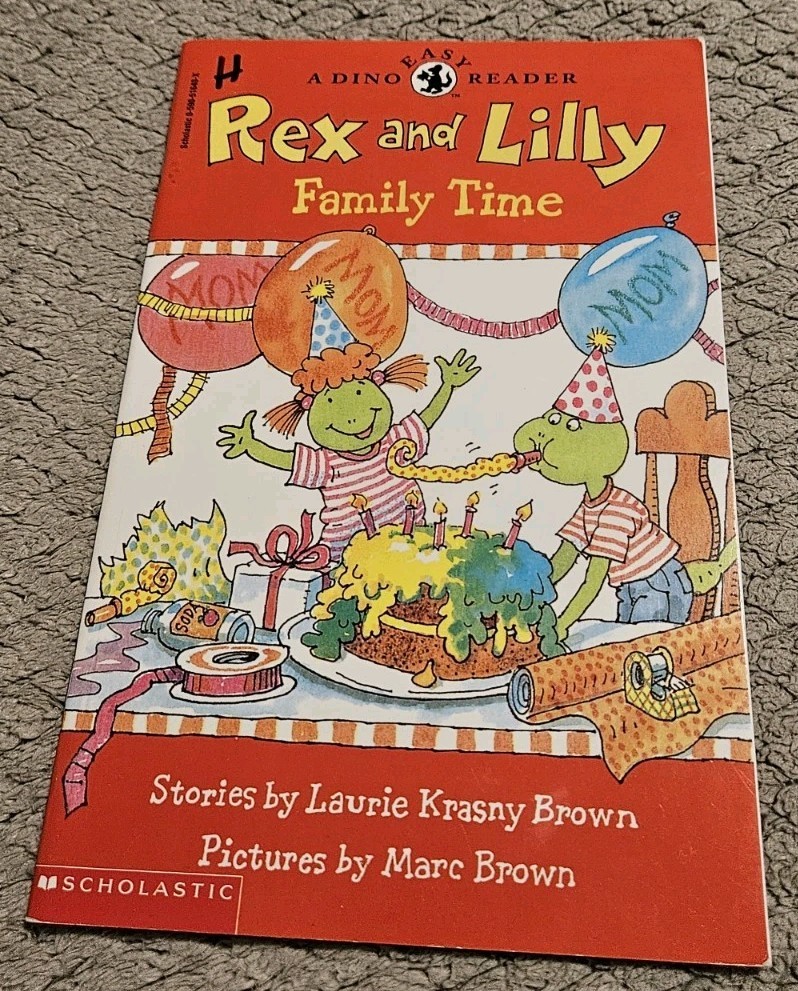 Rex And Lilly Family Time: A Dino Easy Ready By Laurie Krasny Brown
