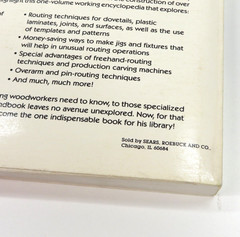 Sears Craftsman Router Handbook Special Edition Book 1984 Vintage Woodworking