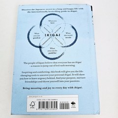 Ikigai Hector Garcia Hardcover Japanese Secret Long Happy Life Free Postage