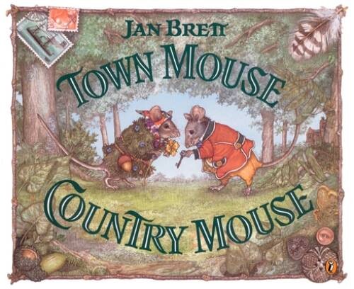 Town Mouse, Country Mouse – Paperback By Brett, Jan – GOOD