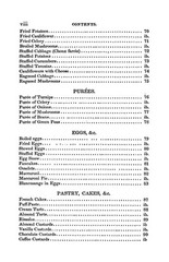 1836 Domestic French Cookery Vintage Cook Book 120 Pages