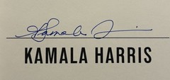 KAMALA HARRIS SIGNED AUTOGRAPHED 107 DAYS HC BOOK 1ST ED. SHIPS ASAP BIDEN #10