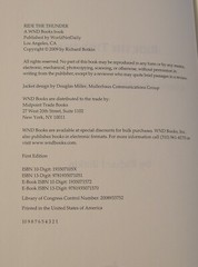 RIDE THE THUNDER BY RICHARD BOTKIN, SIGNED