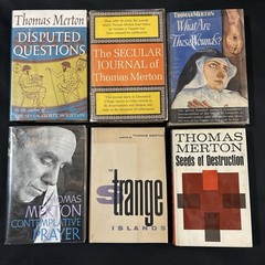 Thomas Merton Vintage Hardcover Book Lot – Some First Editions – All Hardcover