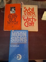 sybil leek books Lot Including Witch Craft, diary of A WITCH & Moon Signs