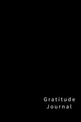 Gratitude Journal: 110 pages, Softcover [Black]