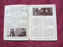 WURLITZER New VICTOR RECORDS Dec 1921 Pearl Fishers Whiteman Rachmaninov CATALOG