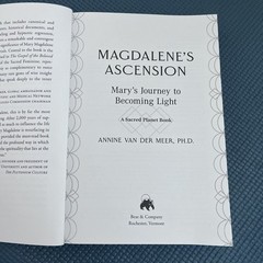 Magdalene’s Ascension : Mary’s Journey to Becoming Light by Annine van der Meer