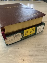 New Strong’s Reference Bible King James Version KJV BONDED LEATHER Nelson 1745