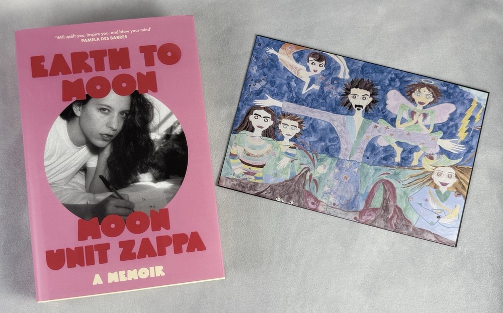 Moon Unit Zappa Signed Hardcover + Art Print, Rare, OOP, Frank Zappa, New