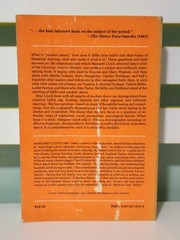 The Borzoi Book of Modern Dance! 1974 Book by Margaret Lloyd