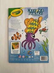 Crayola Under The Sea Coloring Pages and Stickers Coloring Book Unused LIKE NEW