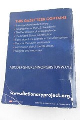 BOOK – 20th Edition A Student’s Dictionary, Gazetteer 524 pages 5″ x 7″ x 1.25″