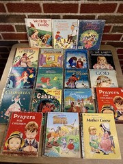 Little Golden Books Lot of 18 Mixed Titles Disney Childrens Picture Books Vtg