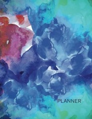 PLANNER: 8.5″ X 11″ DAILY NO DATE UNDATED NON DATED DAILY By Watercolor Daily