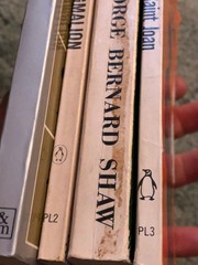 George Bernard Shaw, lot of 4 books, Saint Joan, Pygmalion, Candida