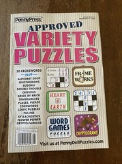Penny Press Approved Variety Puzzles Magazine February 1 , 2025 New Frame Works