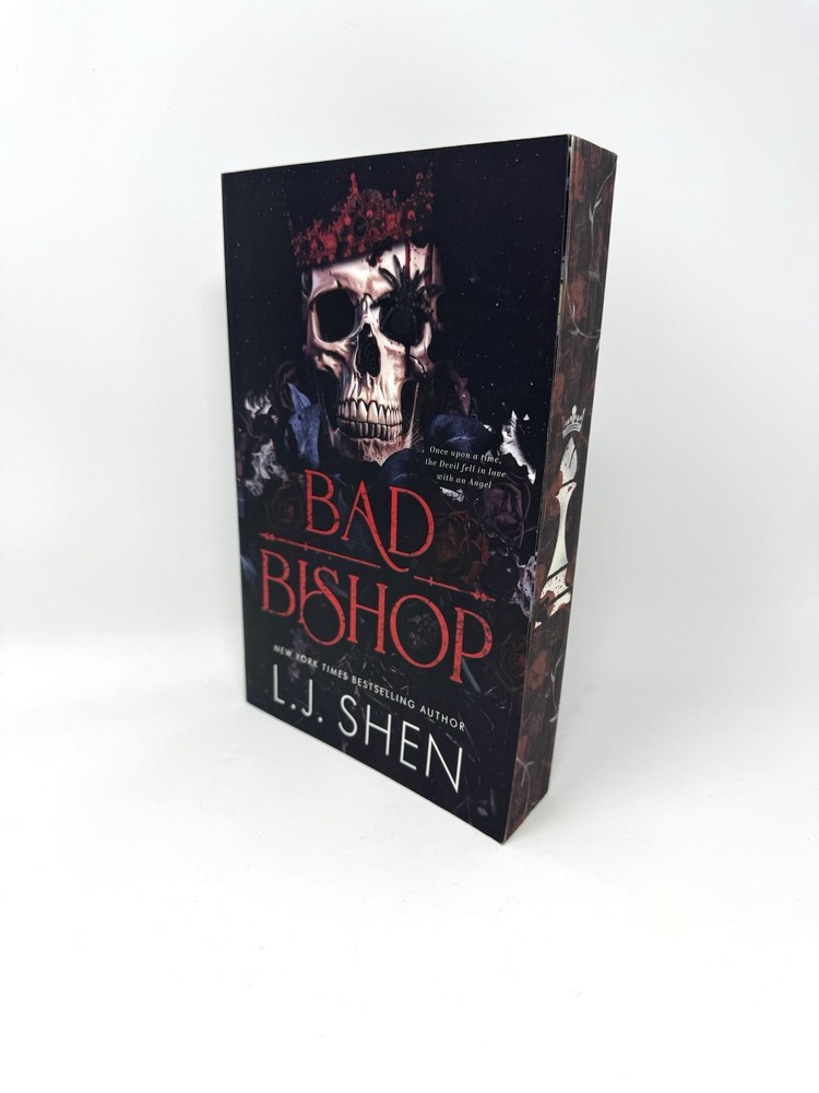Bad Bishop Deluxe Edition L.J. Shen Paperback Sprayed Edges Society of Villains