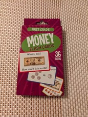 First Grade MONEY FLASH CARDS Kids 36 Cards ~ Grade 1 Learning NEW