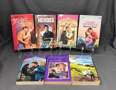 Huge Romance Paperback Lot 52 Books Harlequin Silhouette Dailey Novak Mixed PB