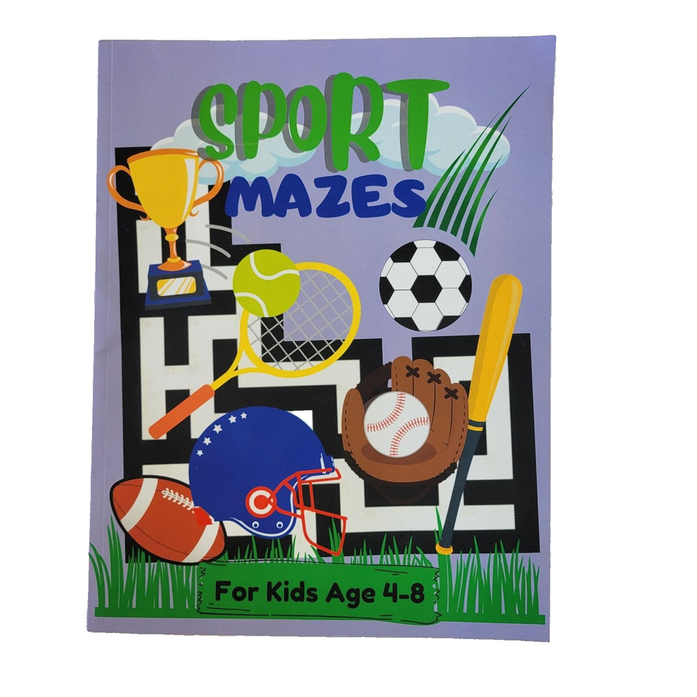 Sport Mazes For Kids Age 4-8: Sport Maze Activity Book