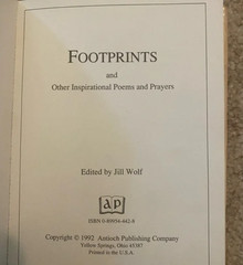 Footprints and Other Inspirational Poems and Prayers Book