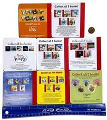 Mixed Set Of 8 Mini Board Books Chick-Fil-A 4 in. Baby Toddler Stocking Stuffer