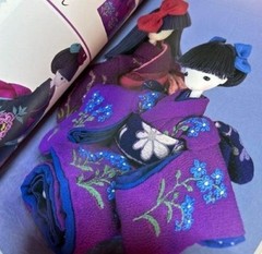 Tiny Kimono Dolls Japanese Book – Make Cute Ichimatsu-Style Traditional Figures