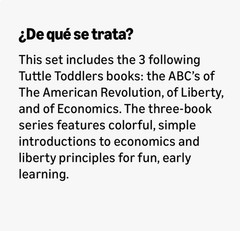 The Tuttle Toddlers: The ABC’s of…, Lot of 3 by Connor Boyack, Board Books VGC