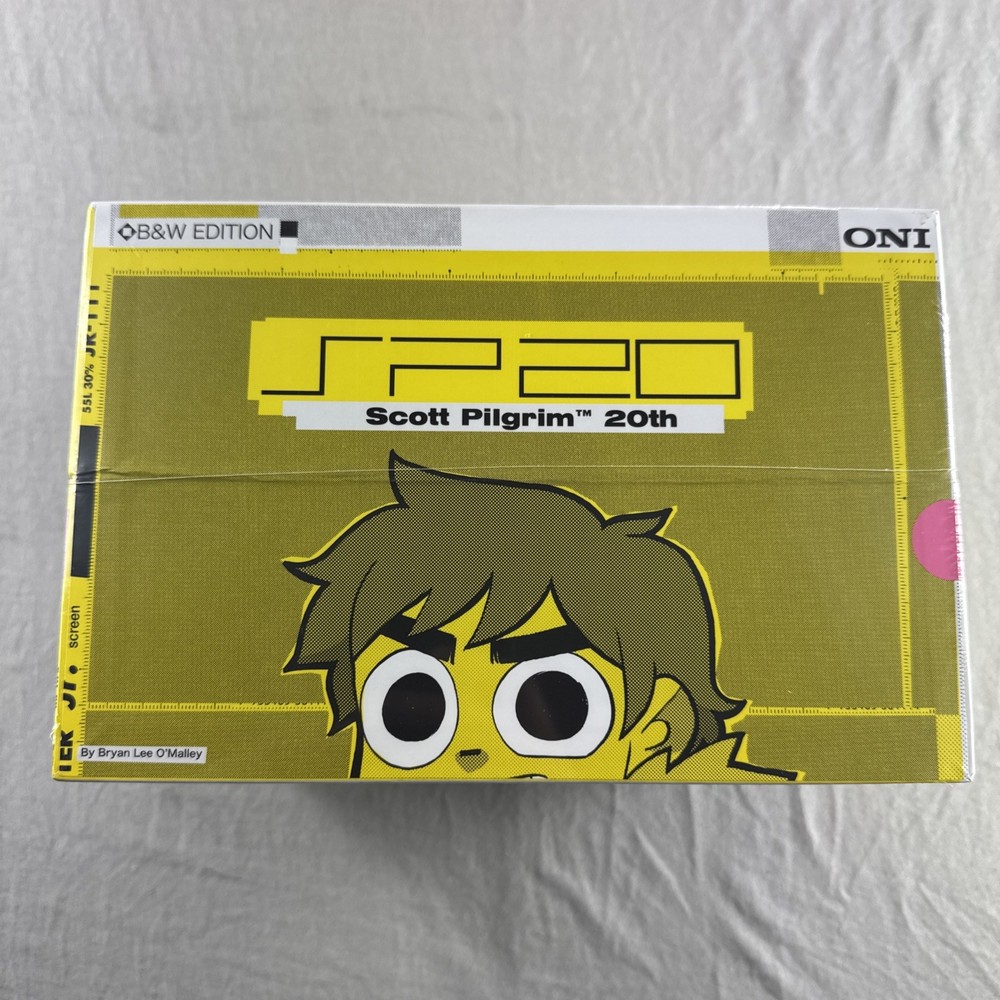Scott Pilgrim 20th Anniversary B&W Hardcover Box Set by Bryan Lee O’Malley NEW