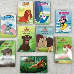 Disney Books – Assorted List of Titles – Lot of 9 Mini Hardcover Books #0071