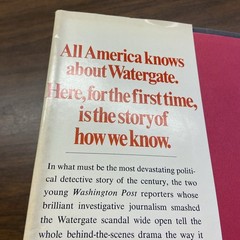 All the President’s Men Book by Bob Woodward and Carl Bernstein. 1974 HB / DJ.