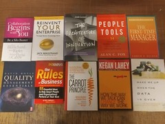 Lot of 10 Business Leadership Management Economic Investment Marketing Book MIX