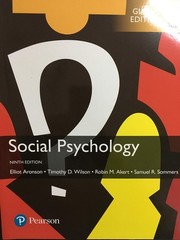 Social Psychology, Global Edition By Elliot Aronson, Timothy D.