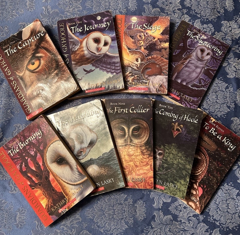 Guardians of Ga’Hoole by Kathryn Lasky Book 1,2,4,5,6,7,9,10,11 (9/16 of Series)